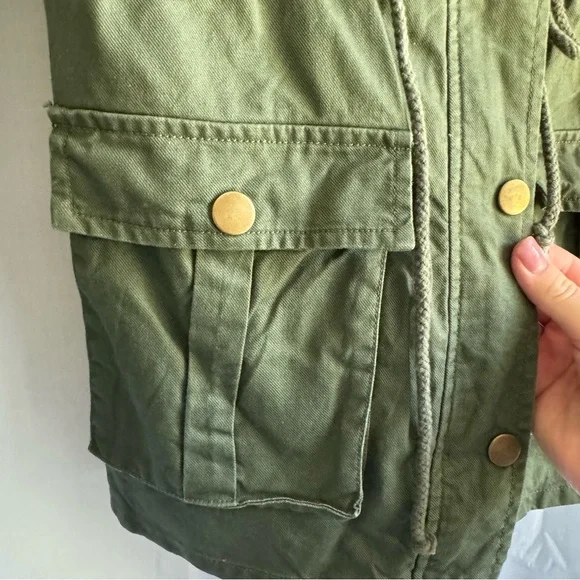Olive green utility jacket - Picture 5 of 6